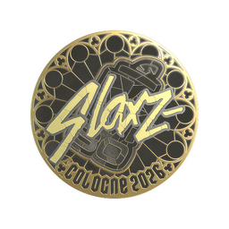 Sticker | slaxz- (Gold) | Cologne 2026