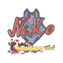 Naklejka | NiKo (holograficzna) | Szanghaj 2024