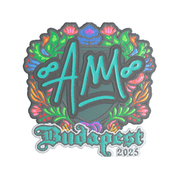 Sticker | AW (Embroidered) | Budapest 2025