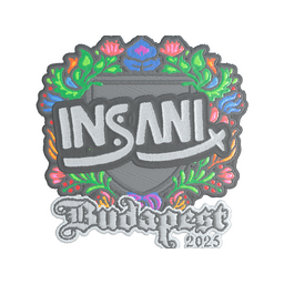 Sticker | insani (Embroidered) | Budapest 2025