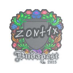 Sticker | zont1x (Embroidered) | Budapest 2025