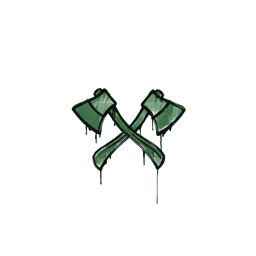 Graffiti | X-Axes (Jungle Green)
