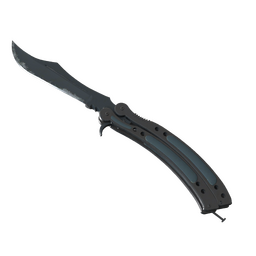 ★ StatTrak™ Butterfly Knife | Night (Field-Tested)