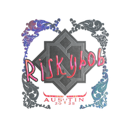 Sticker | riskyb0b (Holo) | Austin 2025