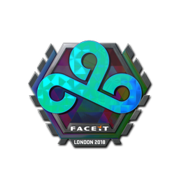 Naklejka | Cloud9 (holograficzna) | Londyn 2018