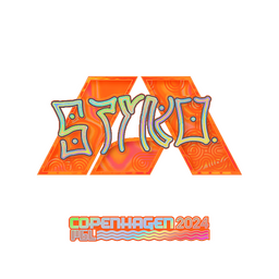 Naklejka | STYKO (holograficzna) | Kopenhaga 2024