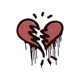 Graffiti | Broken Heart (Blood Red)