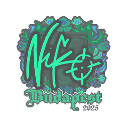 Sticker | NiKo | Budapest 2025