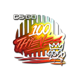 Sticker | 100 Thieves (Foil) | 2020 RMR