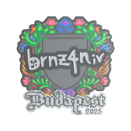 Sticker | brnz4n (Embroidered) | Budapest 2025
