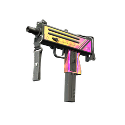 MAC-10 | Disco Tech (Well-Worn)