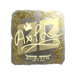 Naklejka | Ax1Le (złota) | Austin 2025