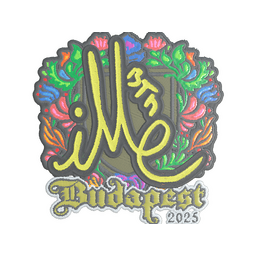 Sticker | iM (Embroidered) | Budapest 2025