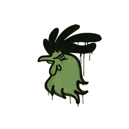 Sealed Graffiti | Cocky (Battle Green)