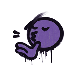 Zapieczętowane graffiti | Całus kucharza (potworna purpura)