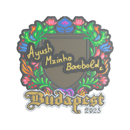 Sticker | mzinho (Embroidered) | Budapest 2025