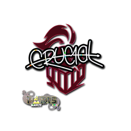Sticker | CRUC1AL (Glitter) | Paris 2023