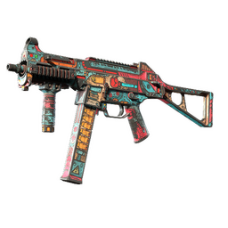StatTrak™ UMP-45 | K.O. Factory (Battle-Scarred)