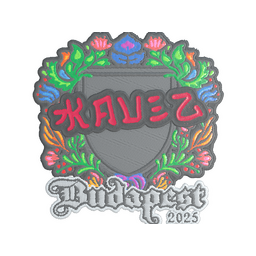Sticker | kauez (Embroidered) | Budapest 2025