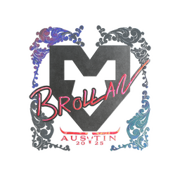 Naklejka | Brollan (holograficzna) | Austin 2025