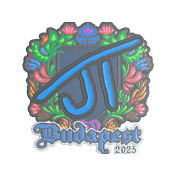 Sticker | JT (Embroidered) | Budapest 2025