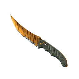 ★ StatTrak™ Flip Knife | Tiger Tooth (Factory New)