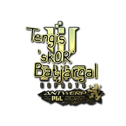 Sticker | sk0R (Gold) | Antwerp 2022
