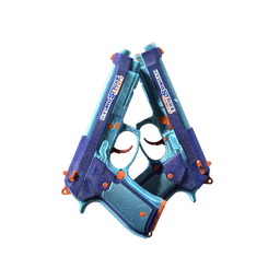StatTrak™ Dual Berettas | Hydro Strike (Factory New)