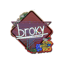 Sticker | broky (Glitter) | Rio 2022