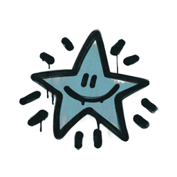 Graffiti | Shining Star (Wire Blue)