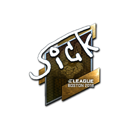 Naklejka | SicK (foliowana) | Boston 2018
