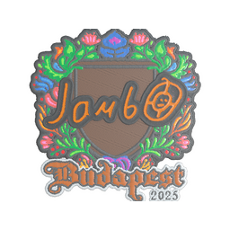 Sticker | jambo (Embroidered) | Budapest 2025