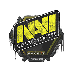 Zalakowane graffiti | Natus Vincere | Londyn 2018