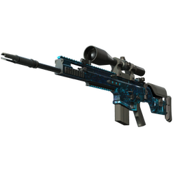 StatTrak™ SCAR-20 | Grotto (Well-Worn)