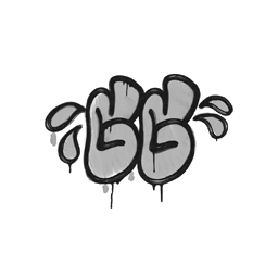 Sealed Graffiti | GGWP (Shark White)