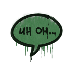 Sealed Graffiti | Uh Oh (Jungle Green)